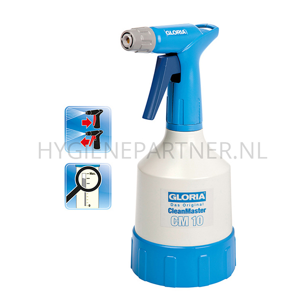 RT551056 Handspuit Gloria CleanMaster CM 10 EPDM 1 liter